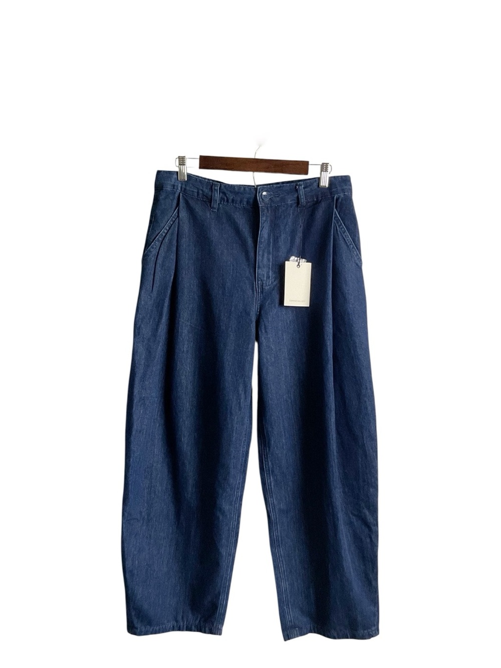 Current/Elliott Relaxed Slight Barrel-Leg Jeans - Deep Blue
